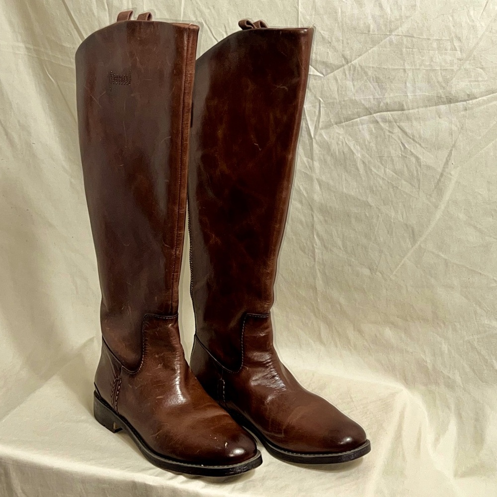 Franco Sarto Meyer Knee High Boot in Brown Size 8.5 R